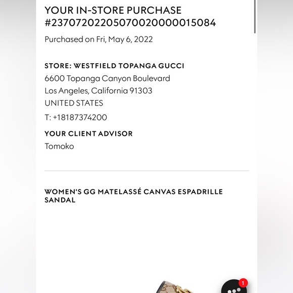 Gucci Marmont GG monogram sandals - Picture 6 of 6